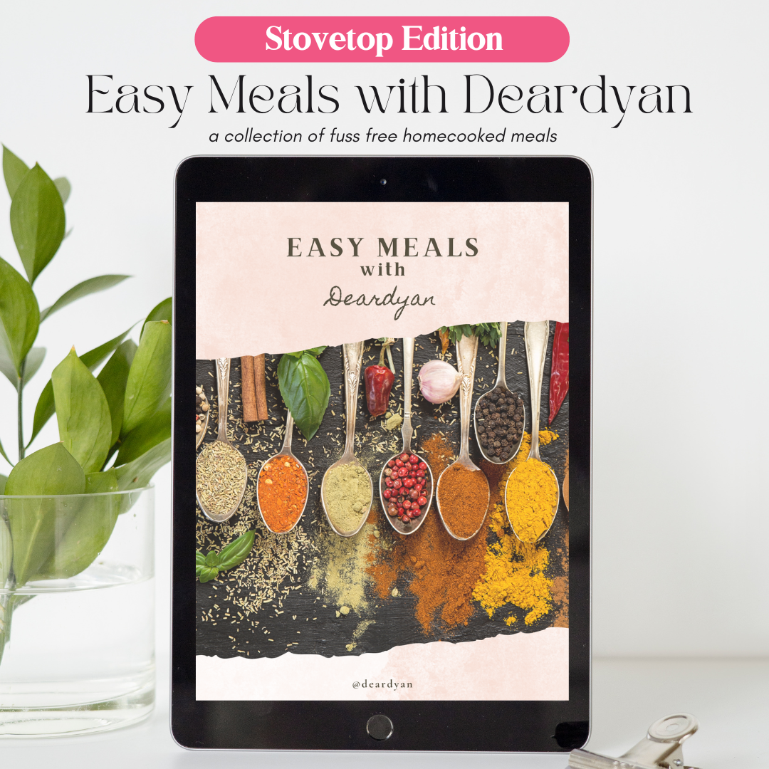 Stovetop E-Book: Easy Meals with Deardyan